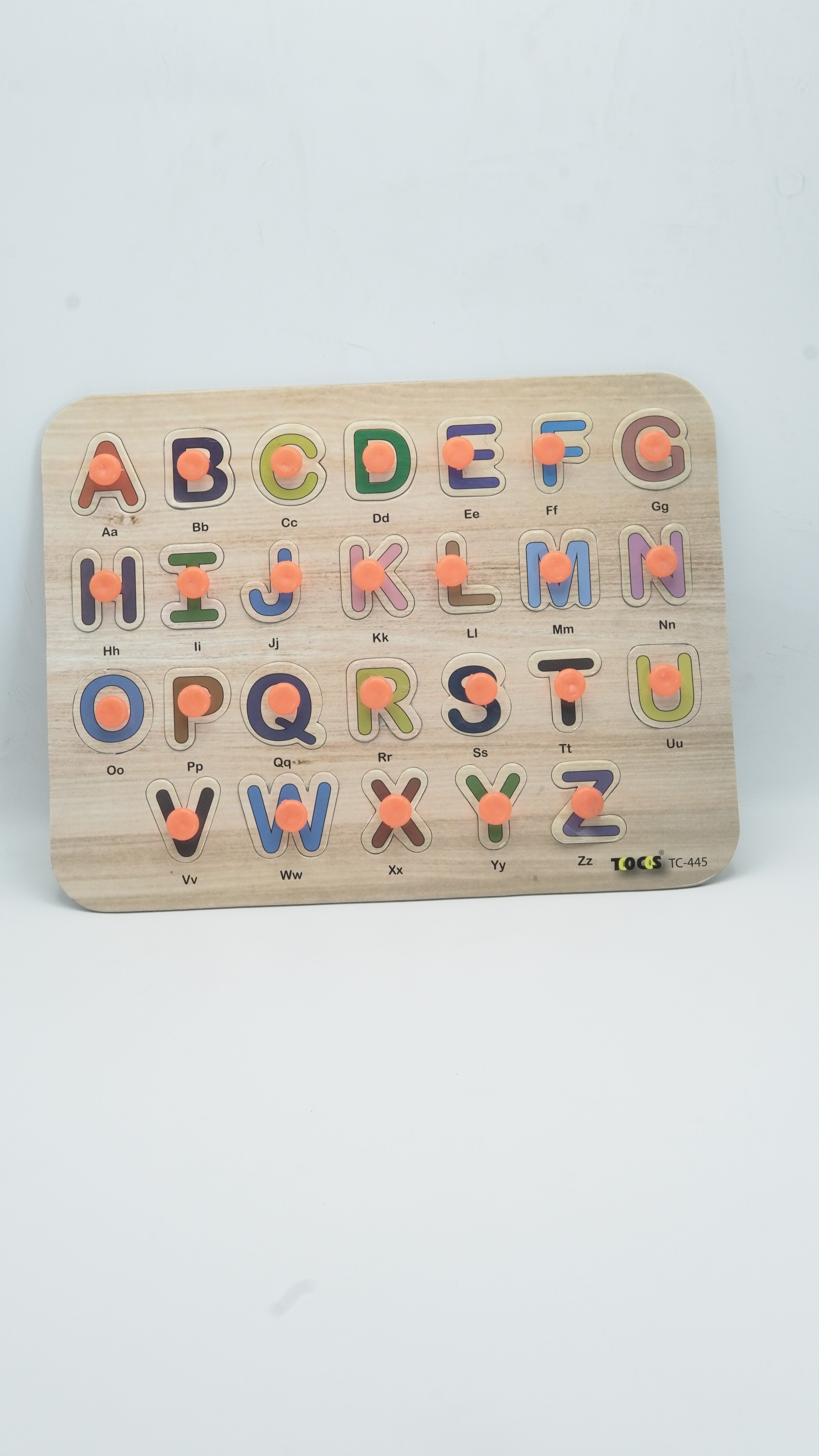 Wooden ABC Alphabet 3D Puzzle Board for Toddlers (Small Case)