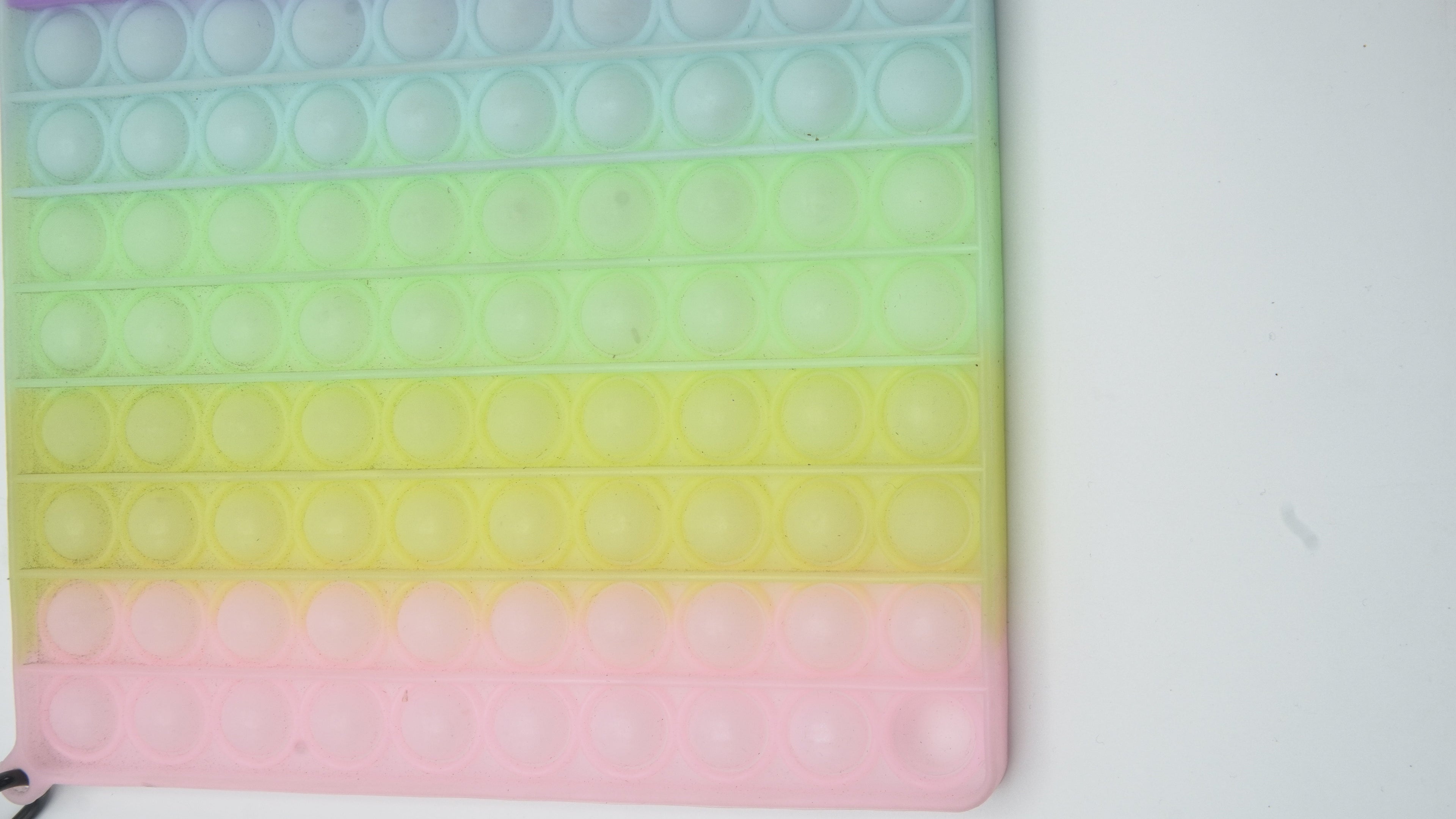 Jumbo Square Rainbow Push Pop Bubble Fidget Sensory Toy (20cm)