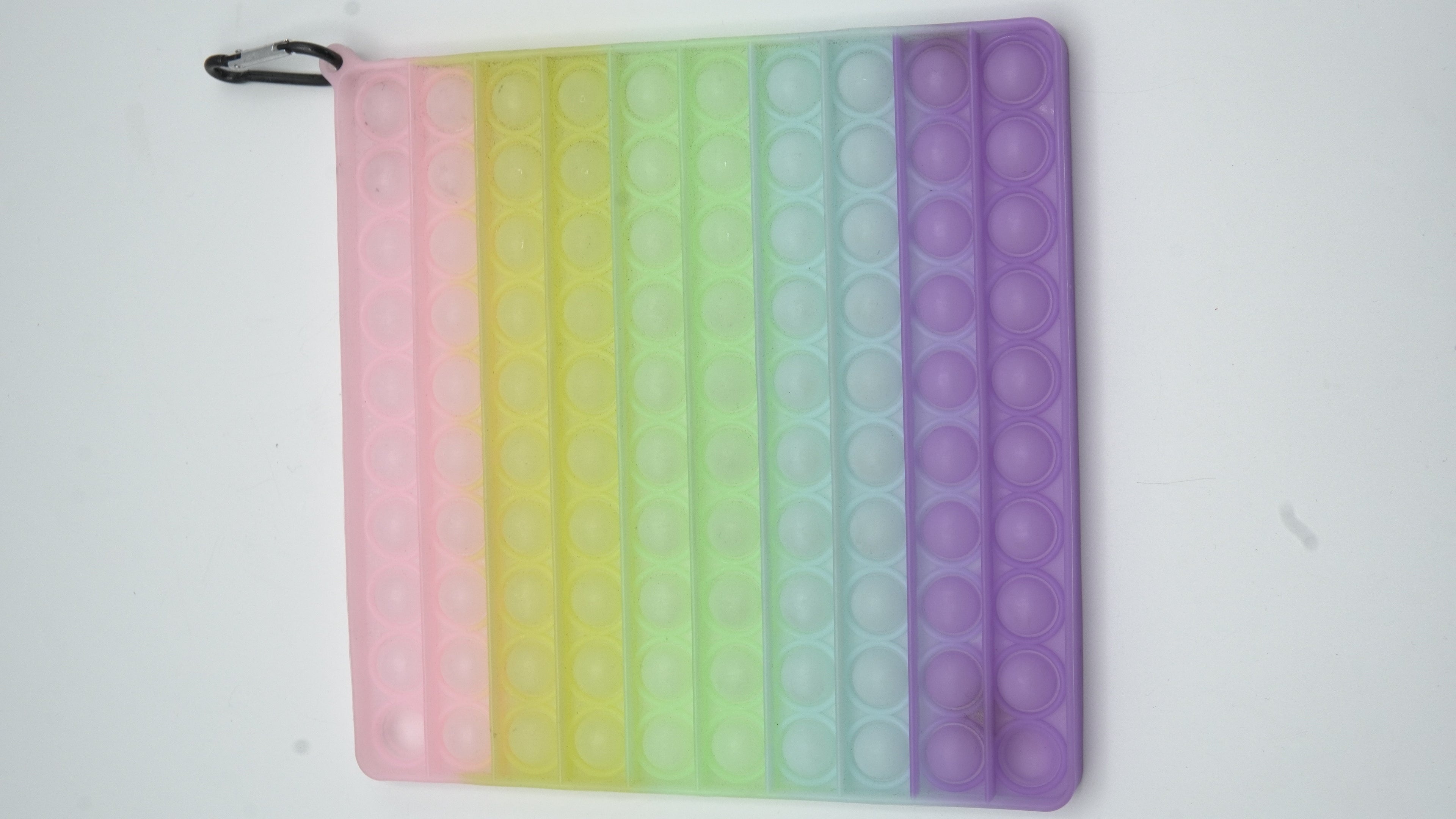 Jumbo Square Rainbow Push Pop Bubble Fidget Sensory Toy (20cm)