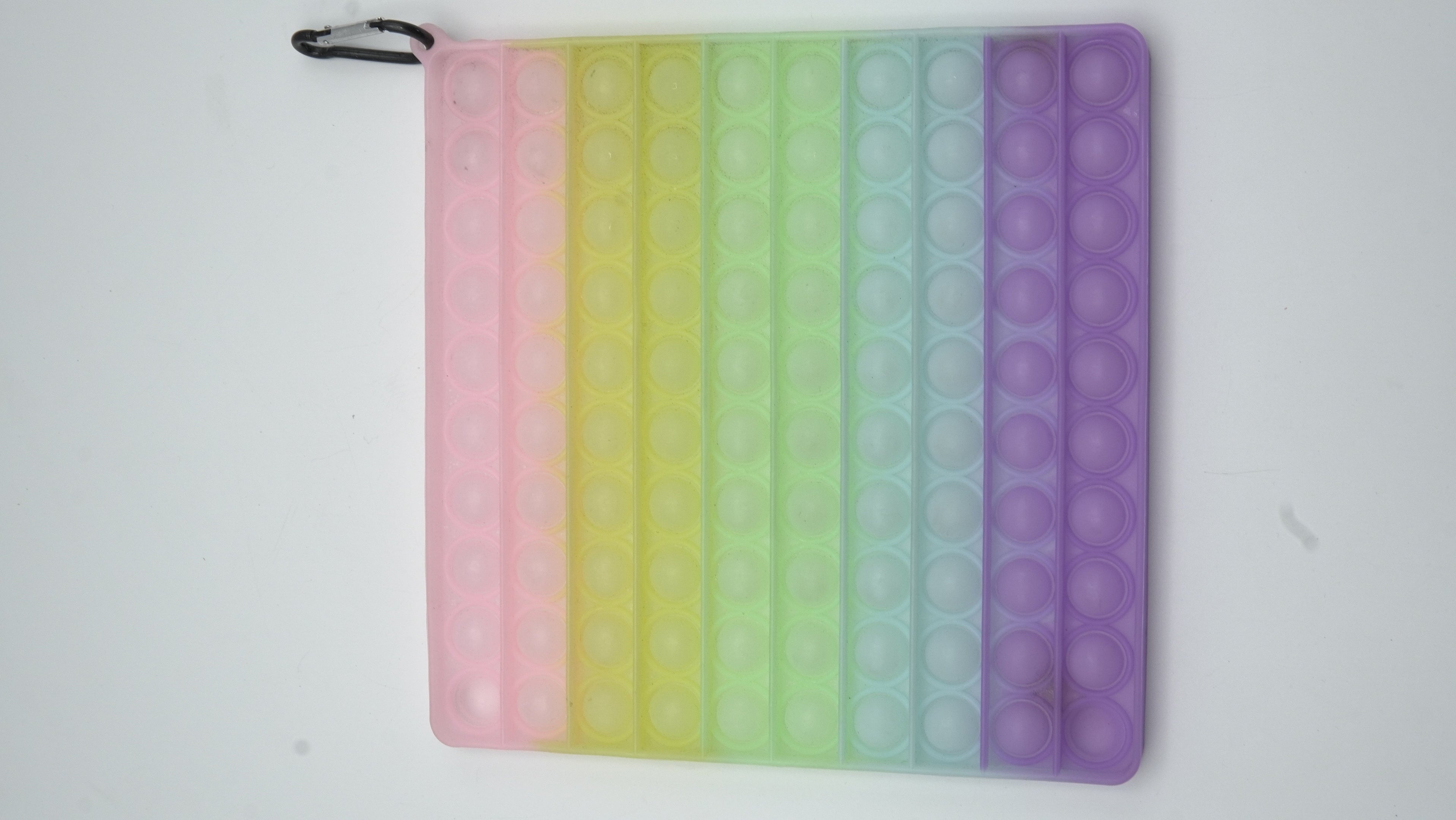 Jumbo Square Rainbow Push Pop Bubble Fidget Sensory Toy (20cm)