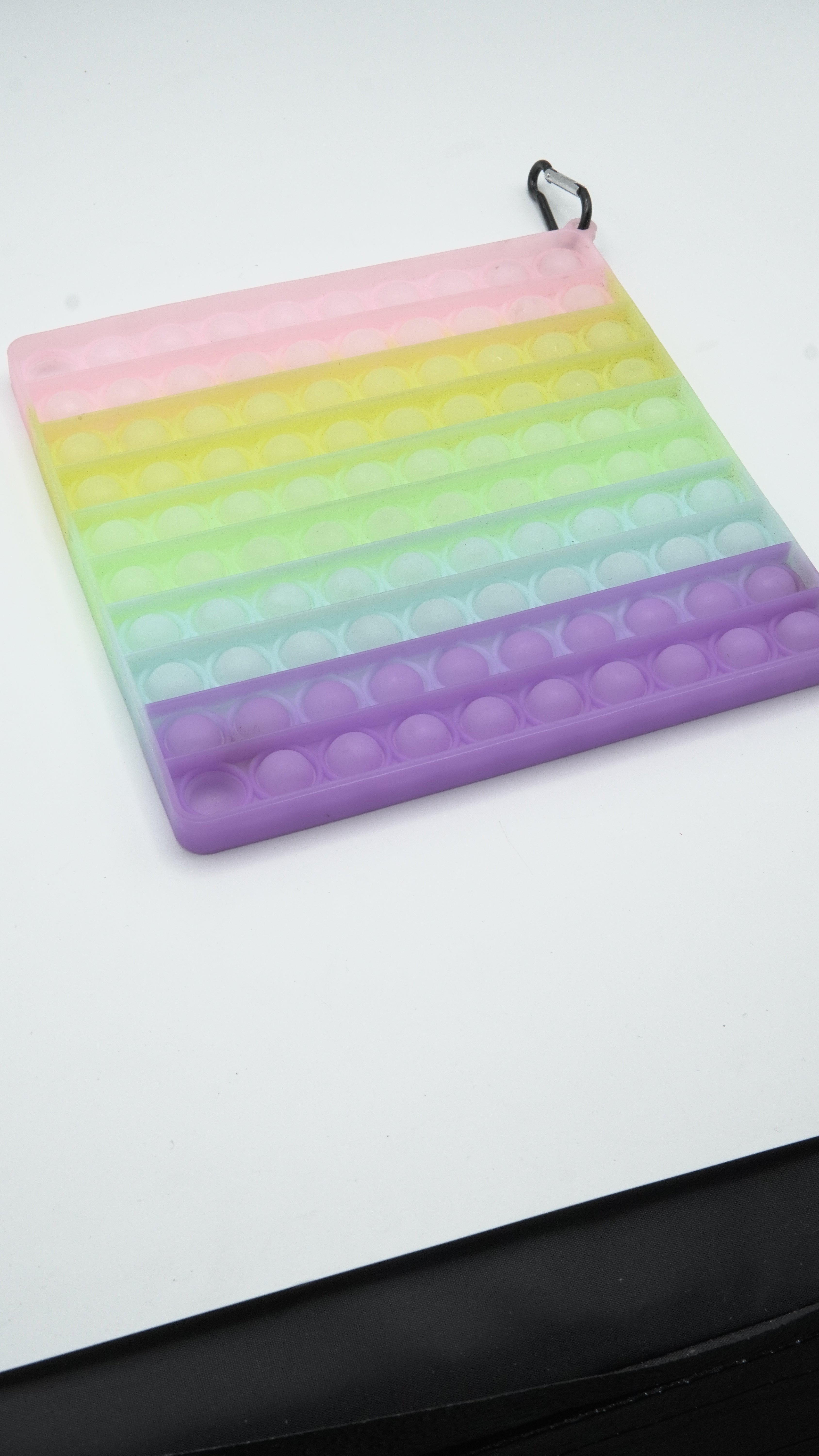 Jumbo Square Rainbow Push Pop Bubble Fidget Sensory Toy (20cm)