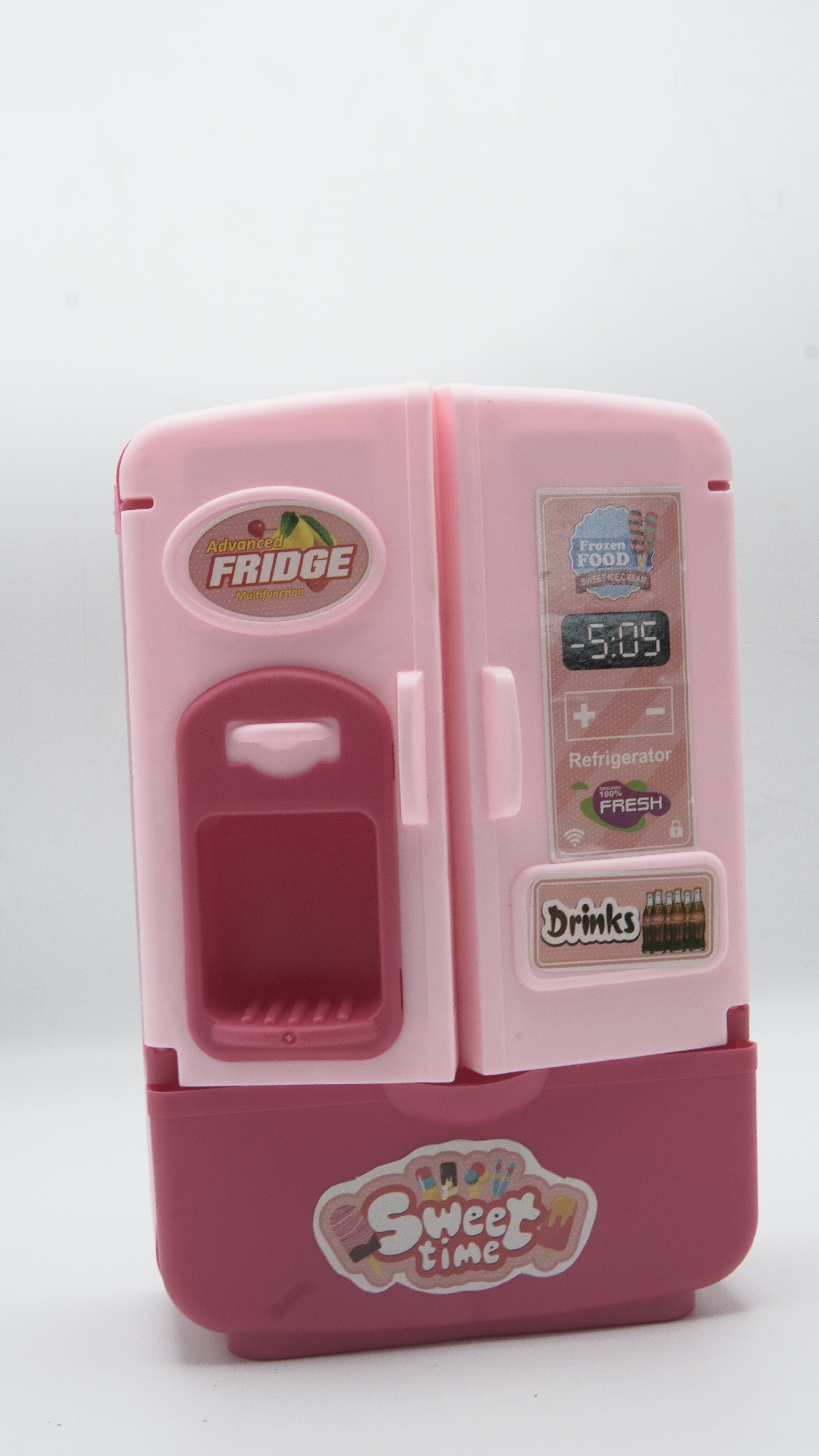 "Delicious Kitchen" Kids' Pretend Play Refrigerator & Food Cutting Set