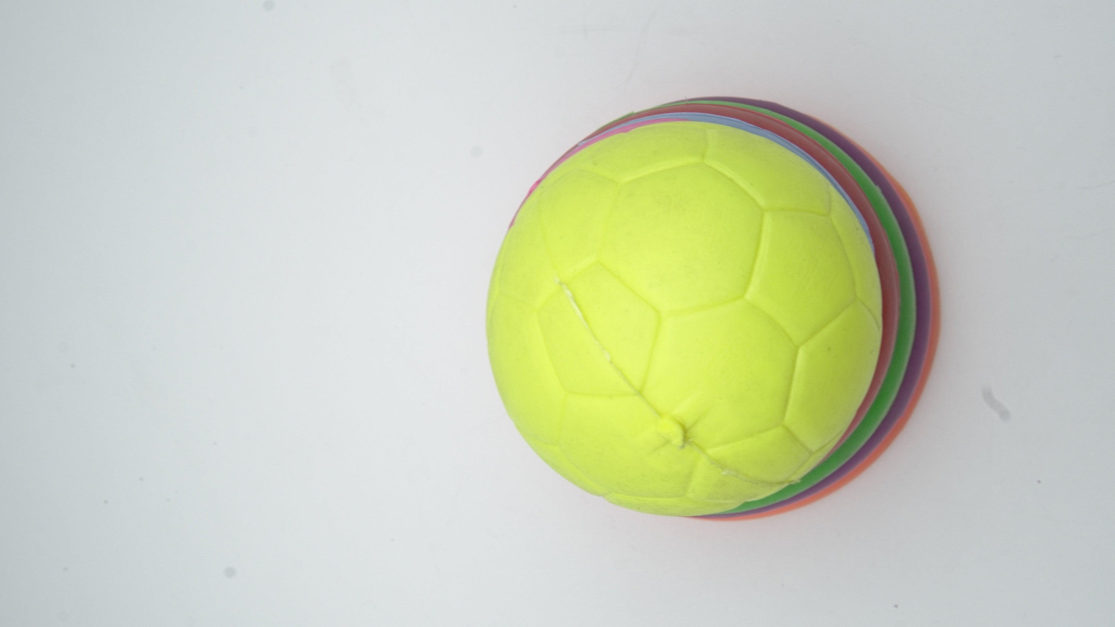 "Rainbow Tower" Kids' Plastic Stacking Rings & Ball Set (Early Education Toy)