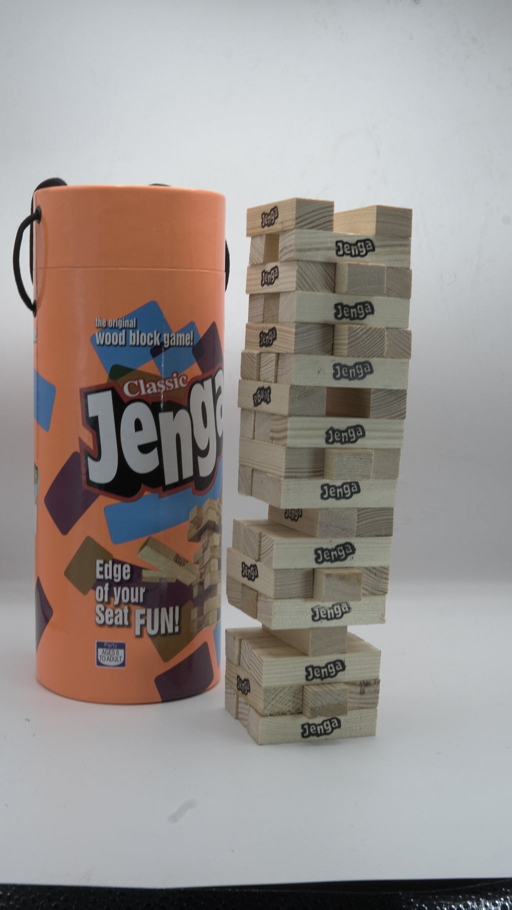 "Classic Jenga" Original Wood Block Stacking Tower Game