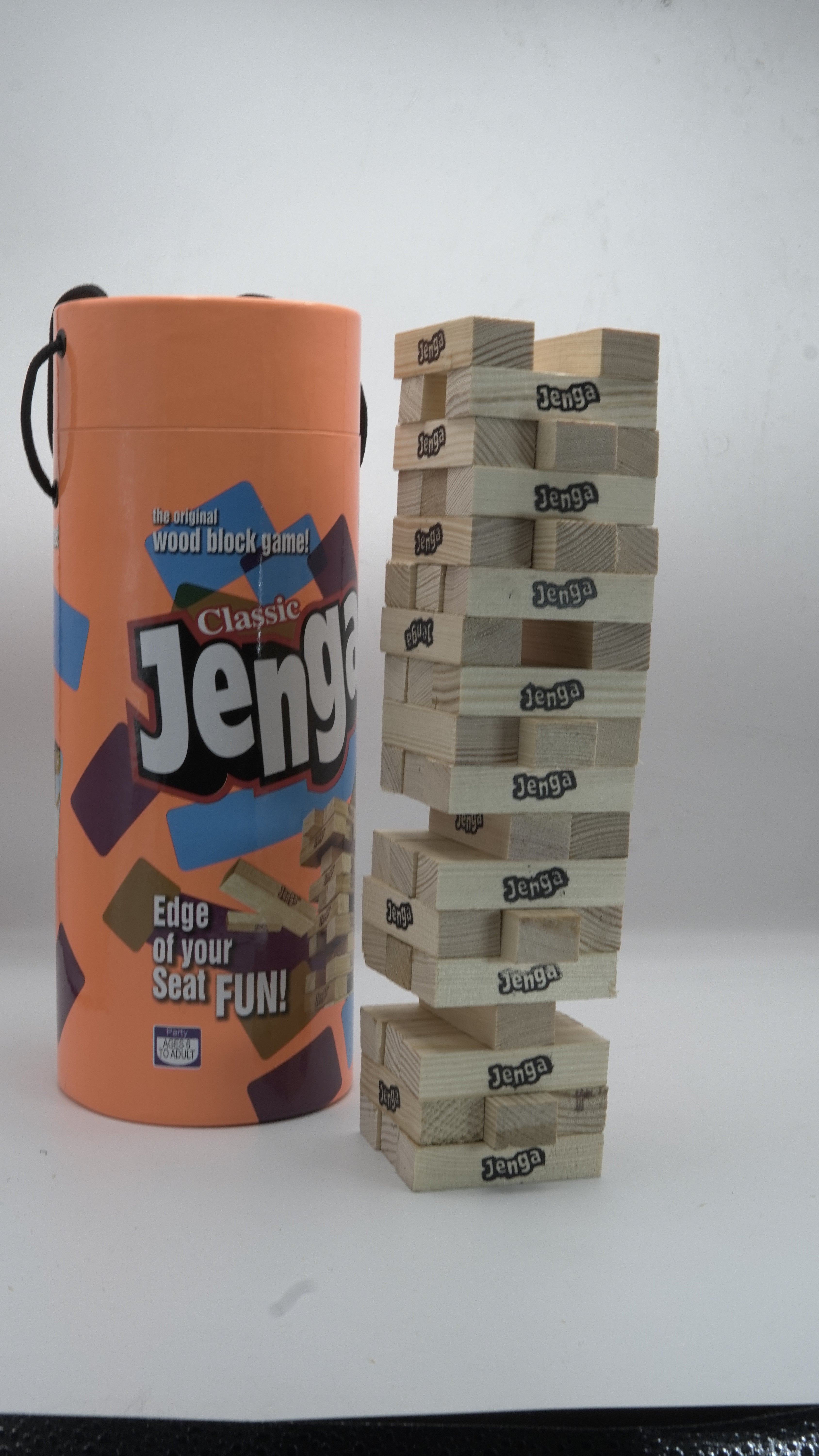 "Classic Jenga" Original Wood Block Stacking Tower Game