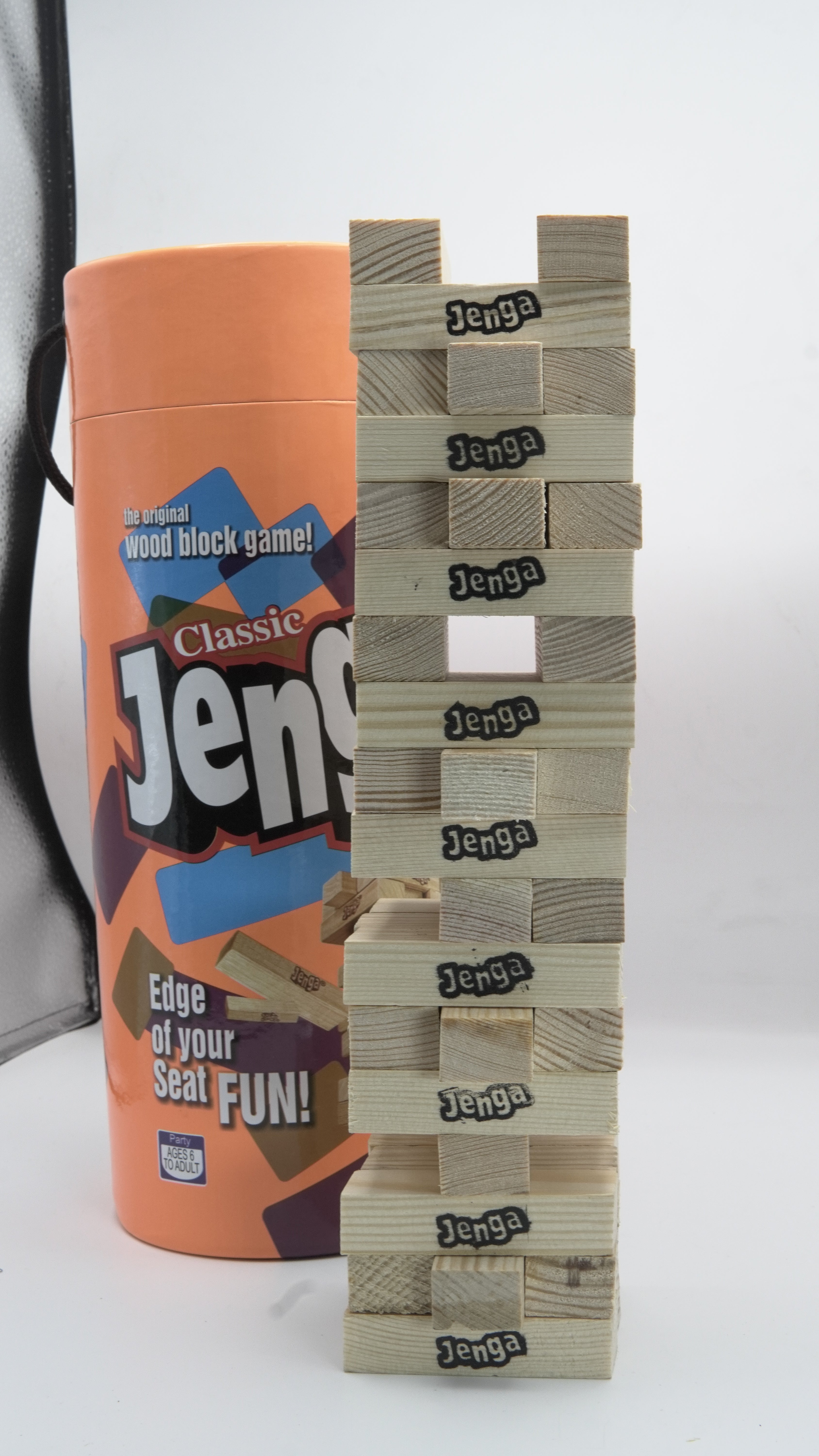 "Classic Jenga" Original Wood Block Stacking Tower Game