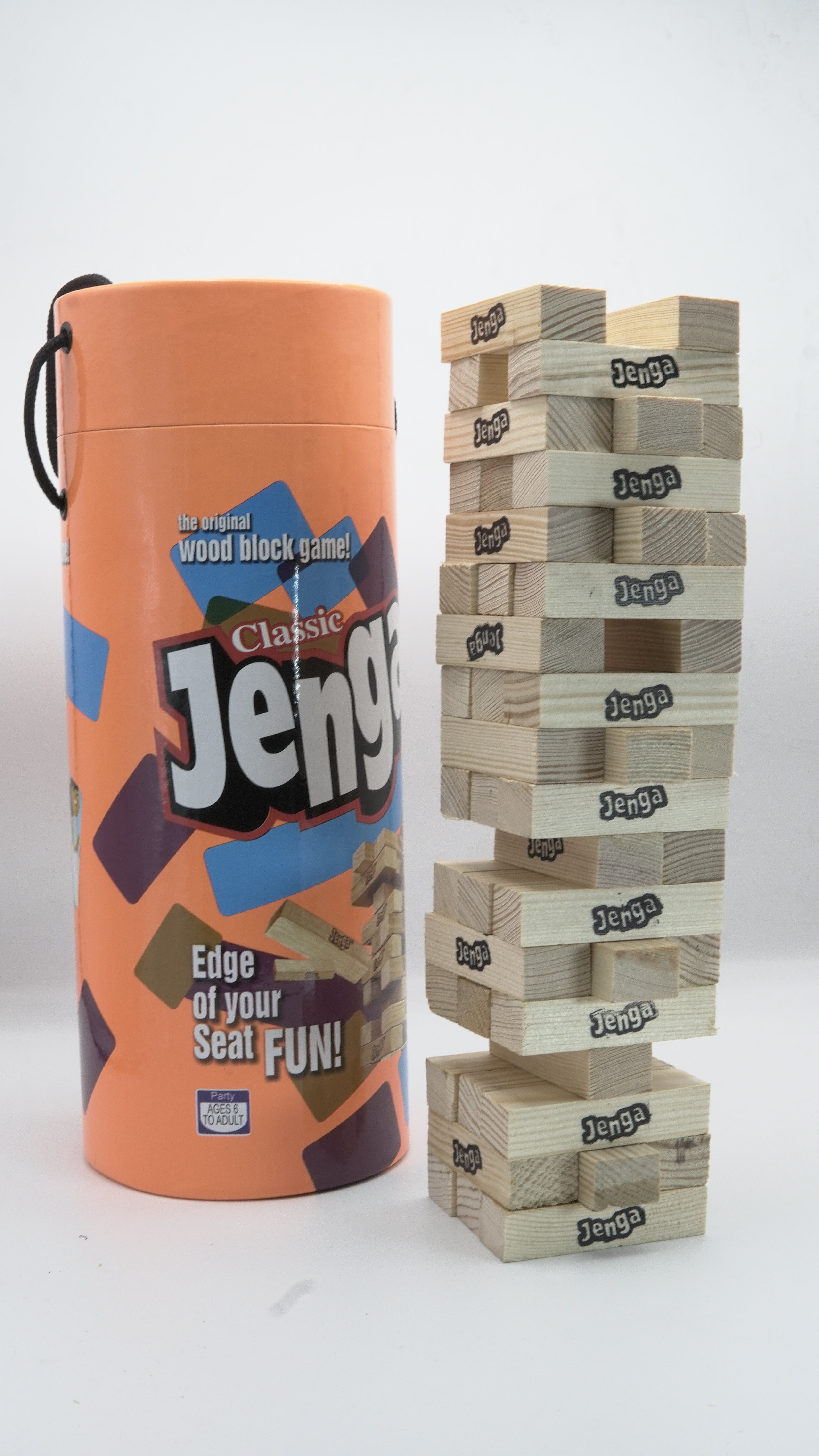 "Classic Jenga" Original Wood Block Stacking Tower Game