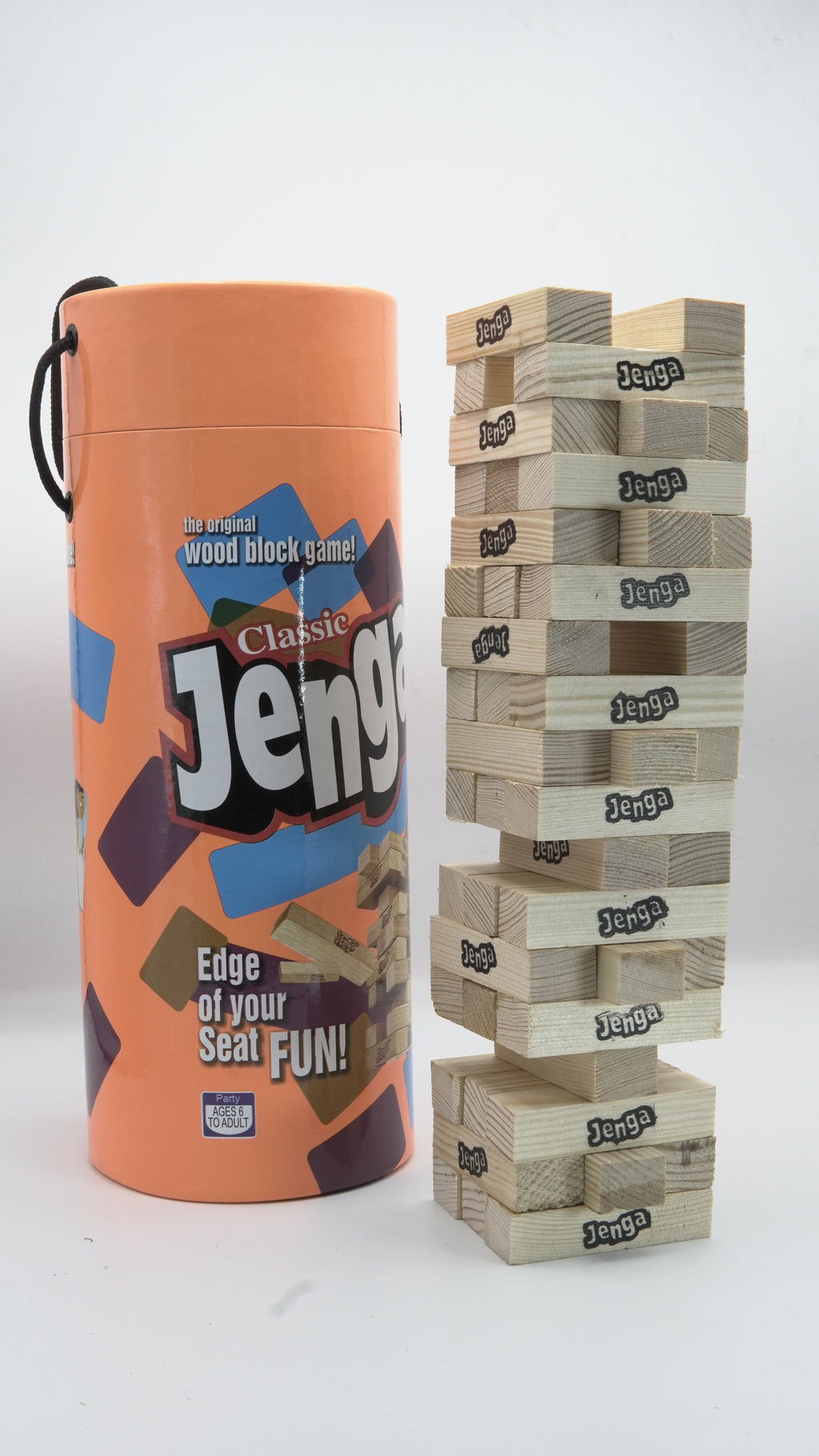 "Classic Jenga" Original Wood Block Stacking Tower Game