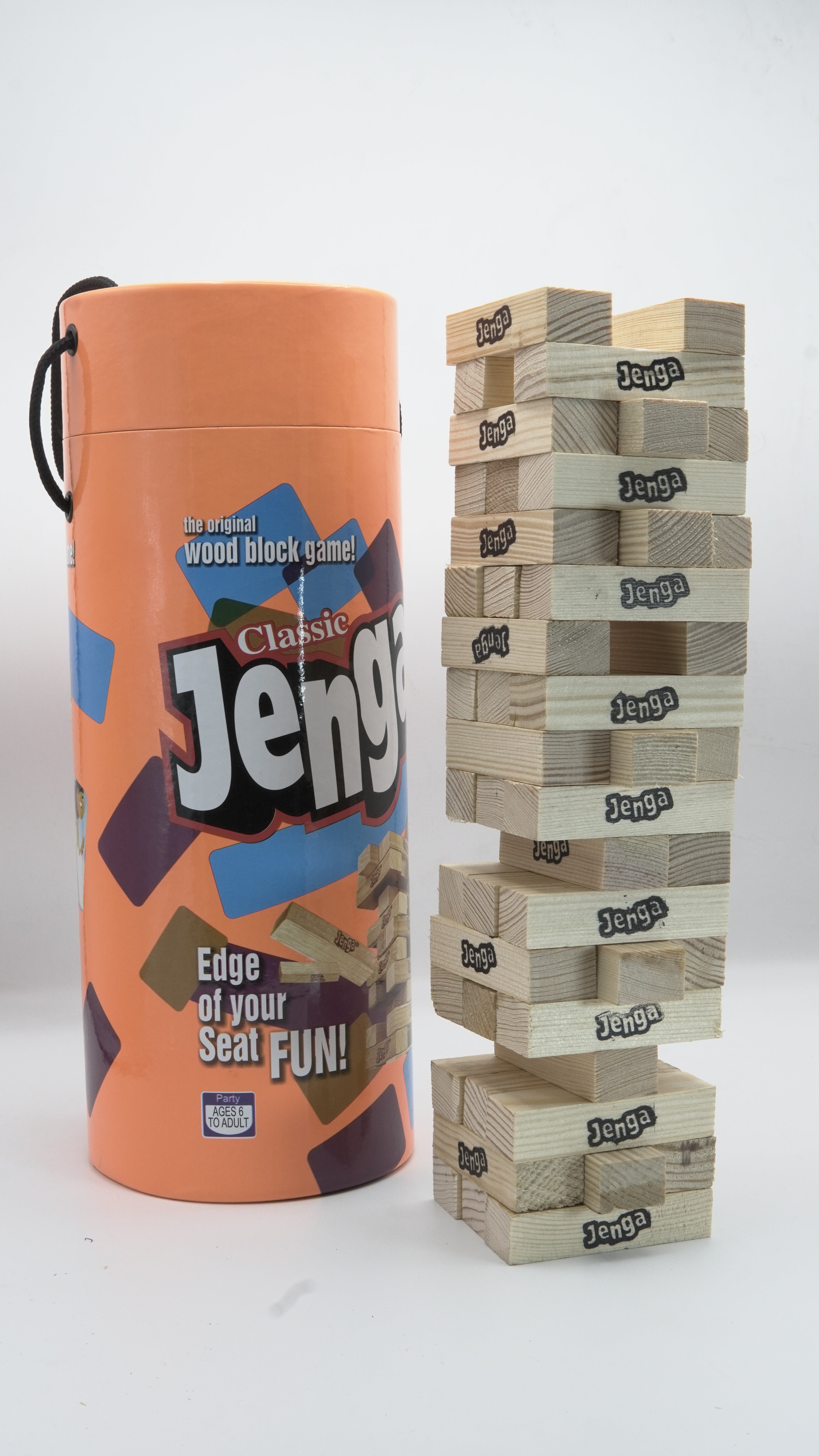 "Classic Jenga" Original Wood Block Stacking Tower Game