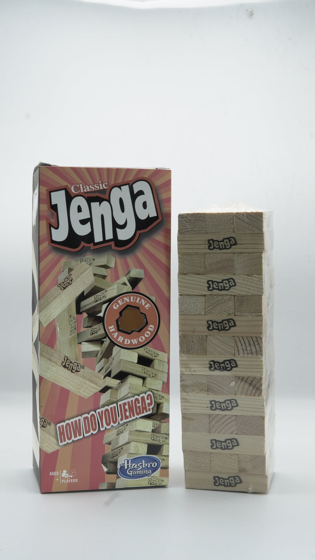 Handcrafted "Classic Jenga" Wood Block Stacking Game