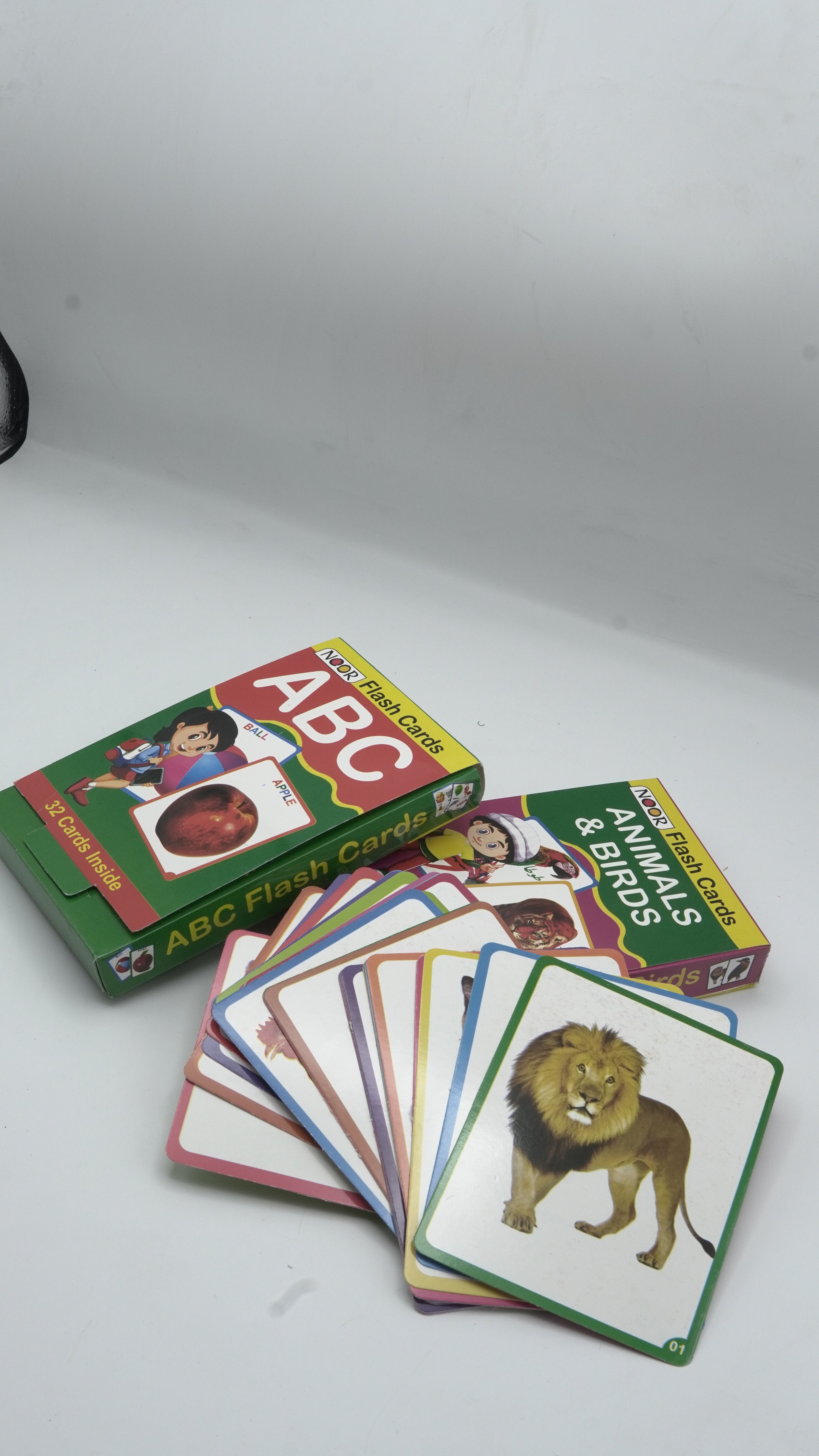 "Noor" Flash Cards Ultimate Learning Bundle: ABC, 123, & Animals/Birds