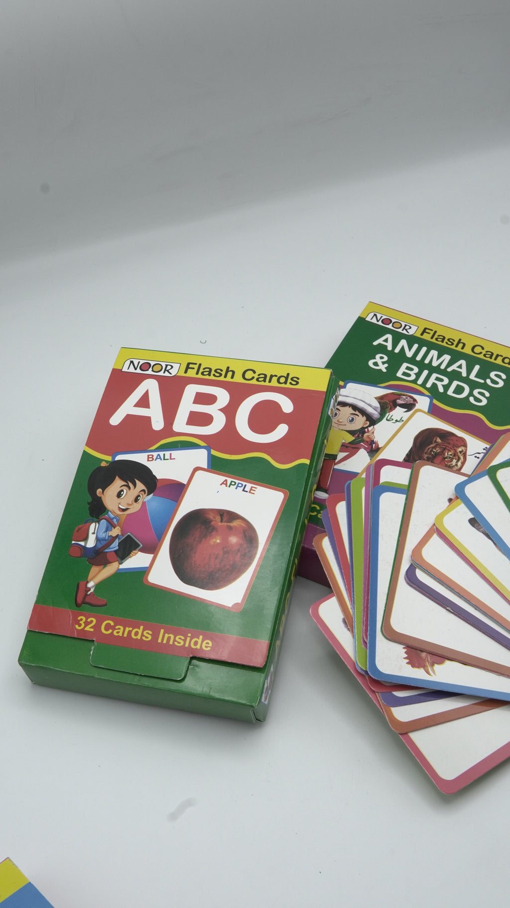 "Noor" Flash Cards Ultimate Learning Bundle: ABC, 123, & Animals/Birds
