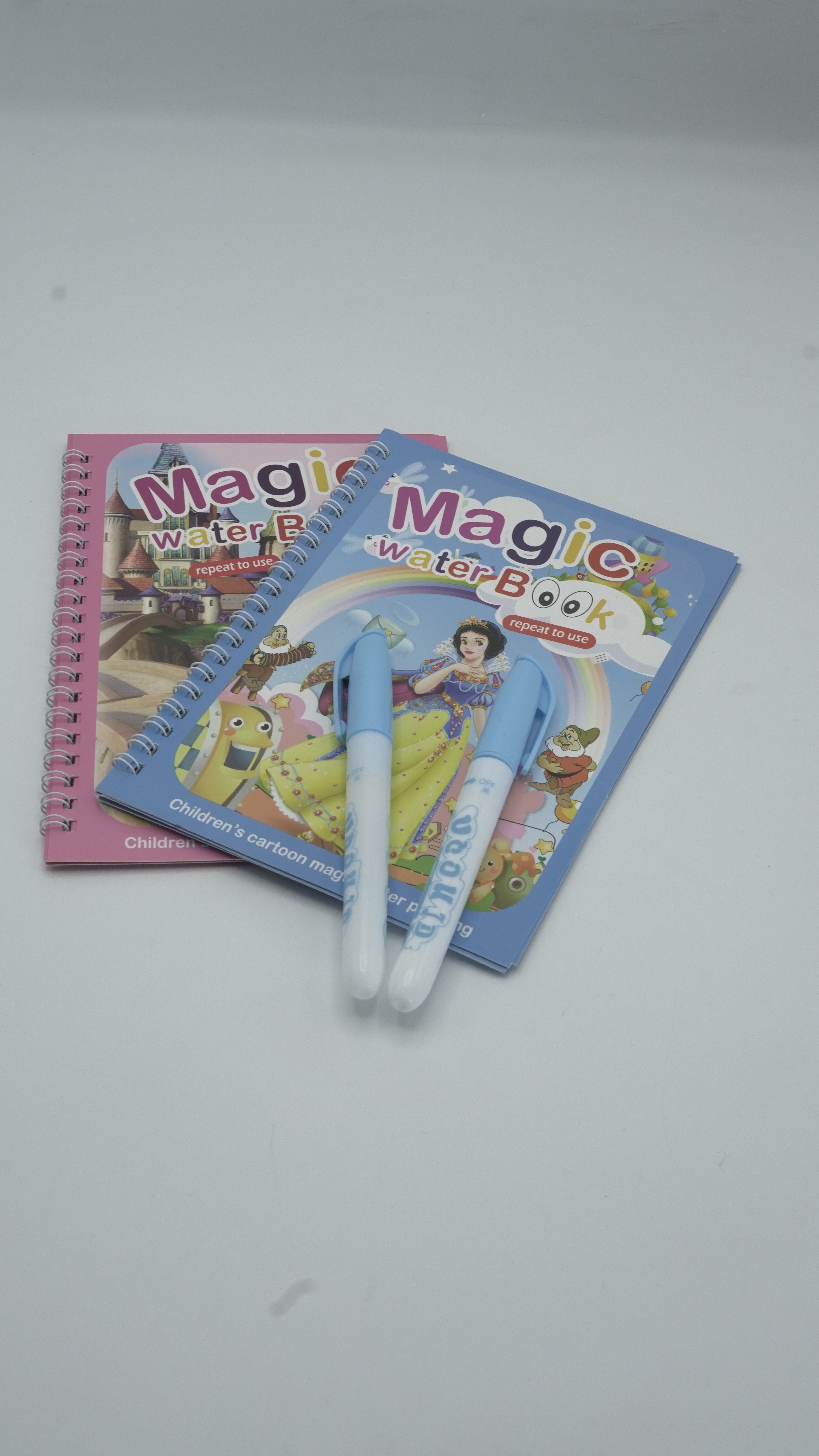 "Magic Water Book" Reusable & Mess-Free Kids' Coloring Book with Pen