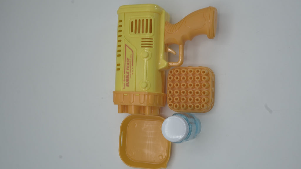 "Bubble Feast" Automatic 32/36-Hole Bazooka Bubble Gun