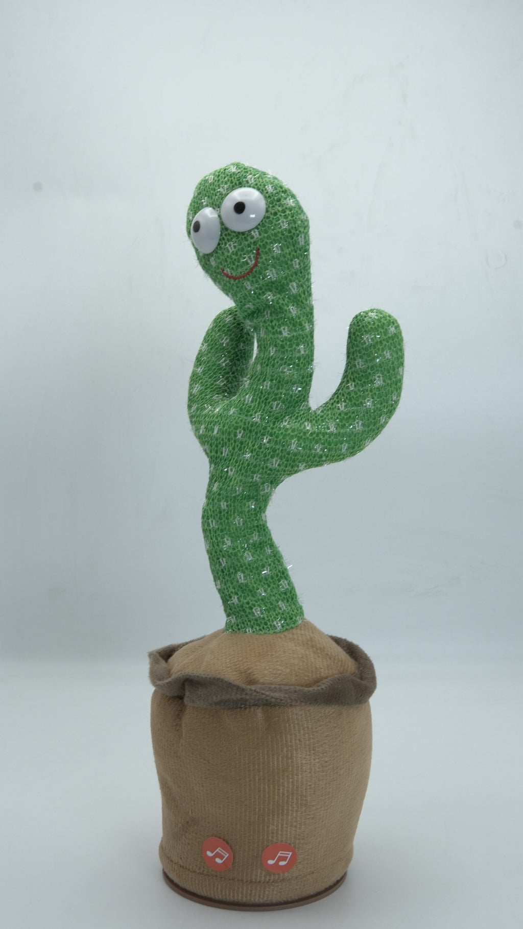 Interactive "Dancing Cactus" Talking, Singing, & Recording Plush Toy
