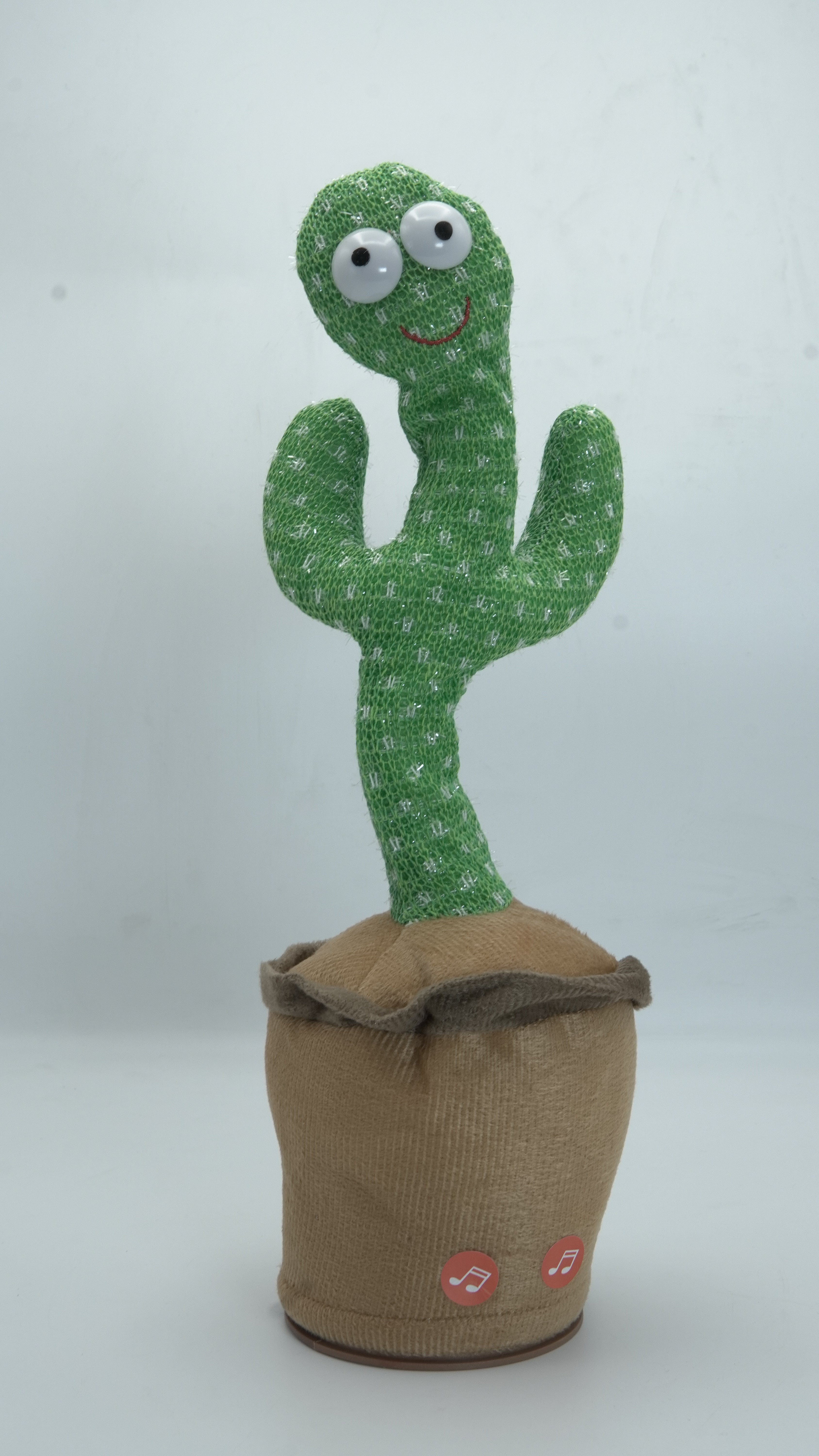 Interactive "Dancing Cactus" Talking, Singing, & Recording Plush Toy