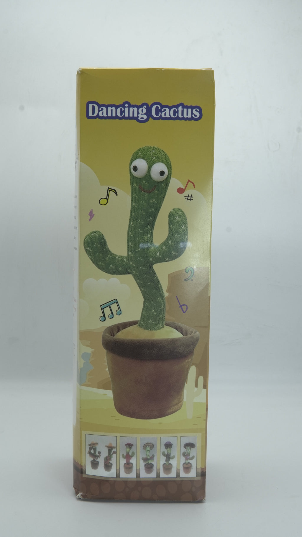 Interactive "Dancing Cactus" Talking, Singing, & Recording Plush Toy