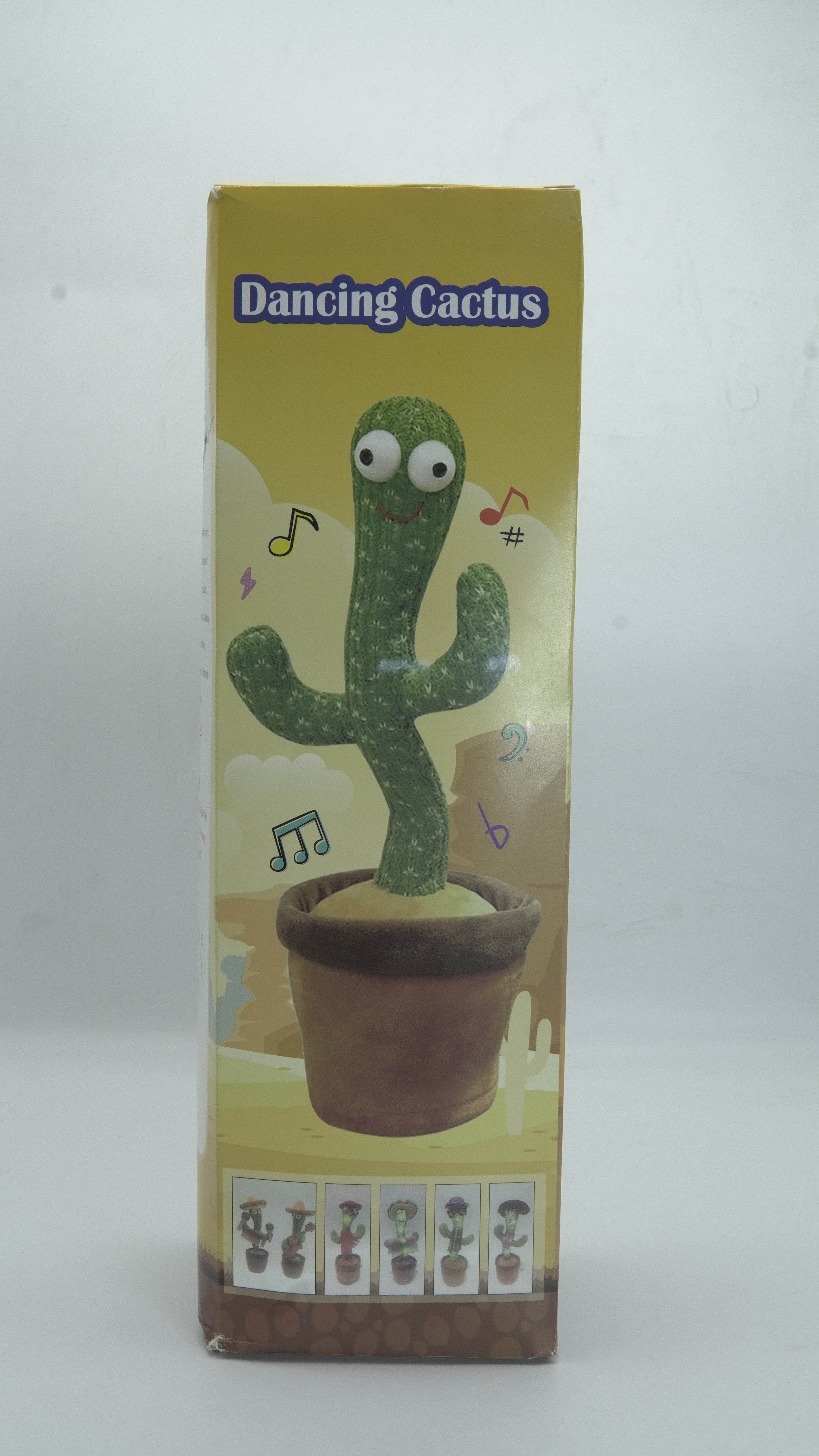 Interactive "Dancing Cactus" Talking, Singing, & Recording Plush Toy