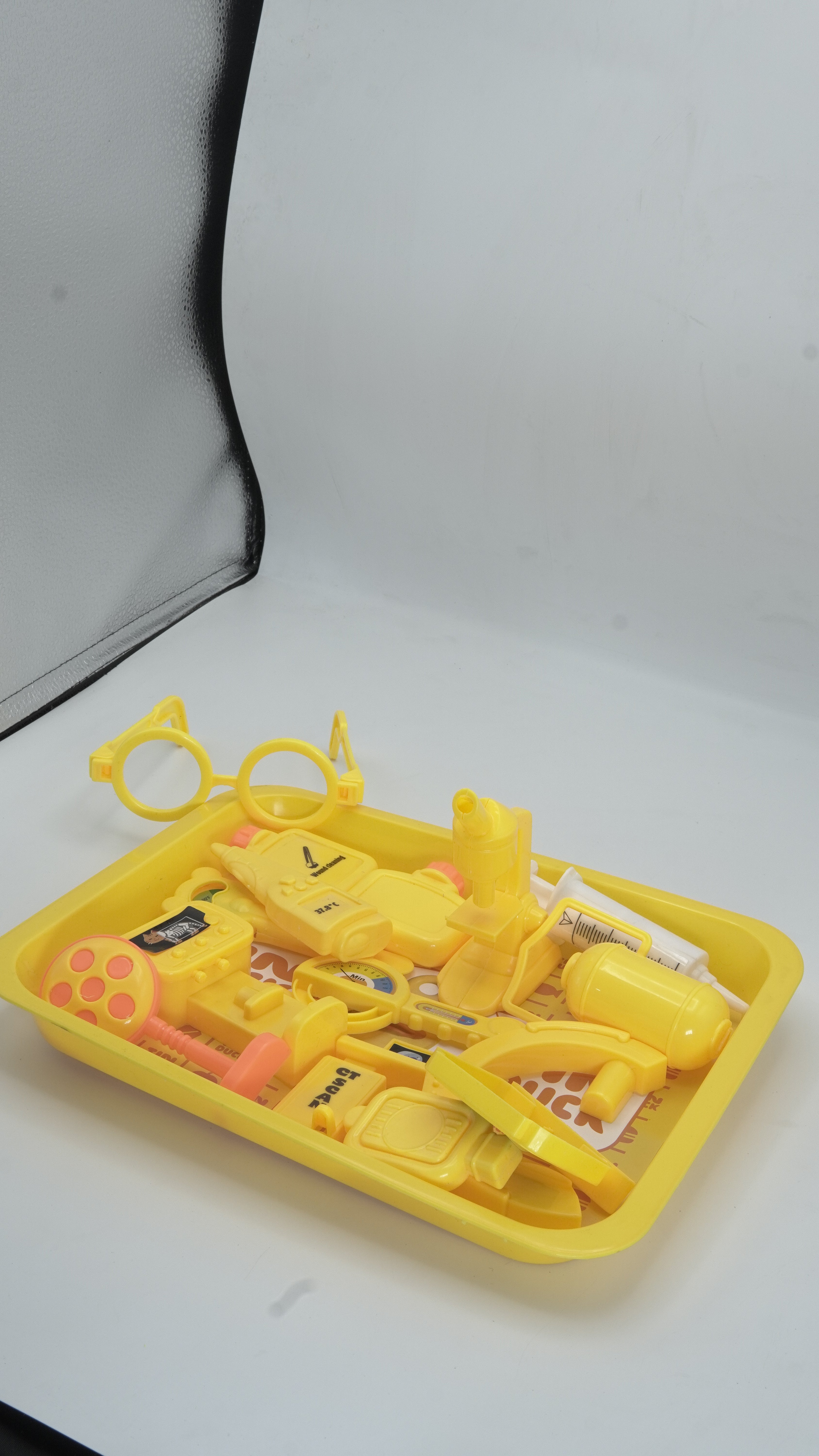 Kids' Pretend Play Doctor Set: Educational Medical Kit with Tray