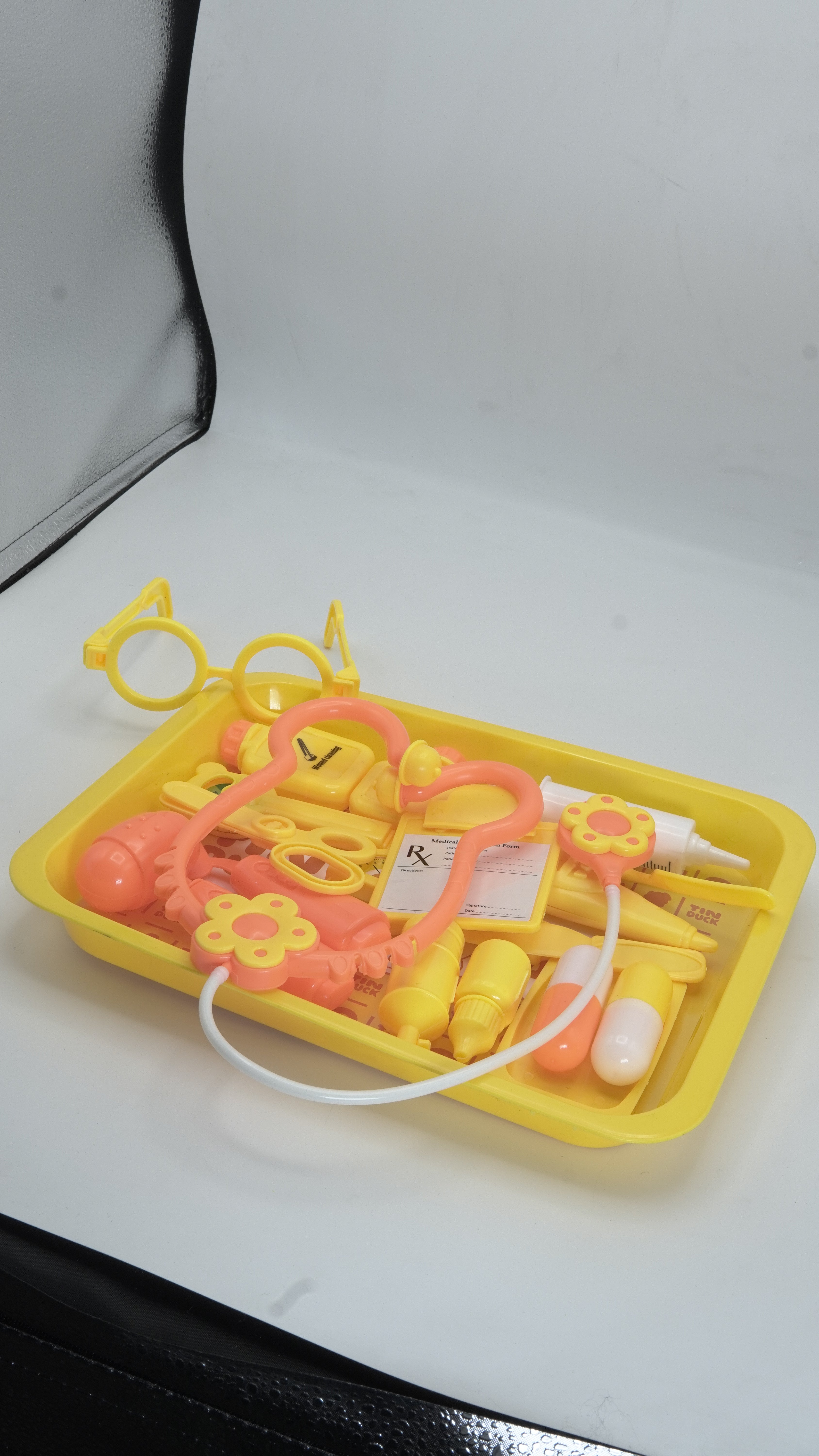 Kids' Pretend Play Doctor Set: Educational Medical Kit with Tray