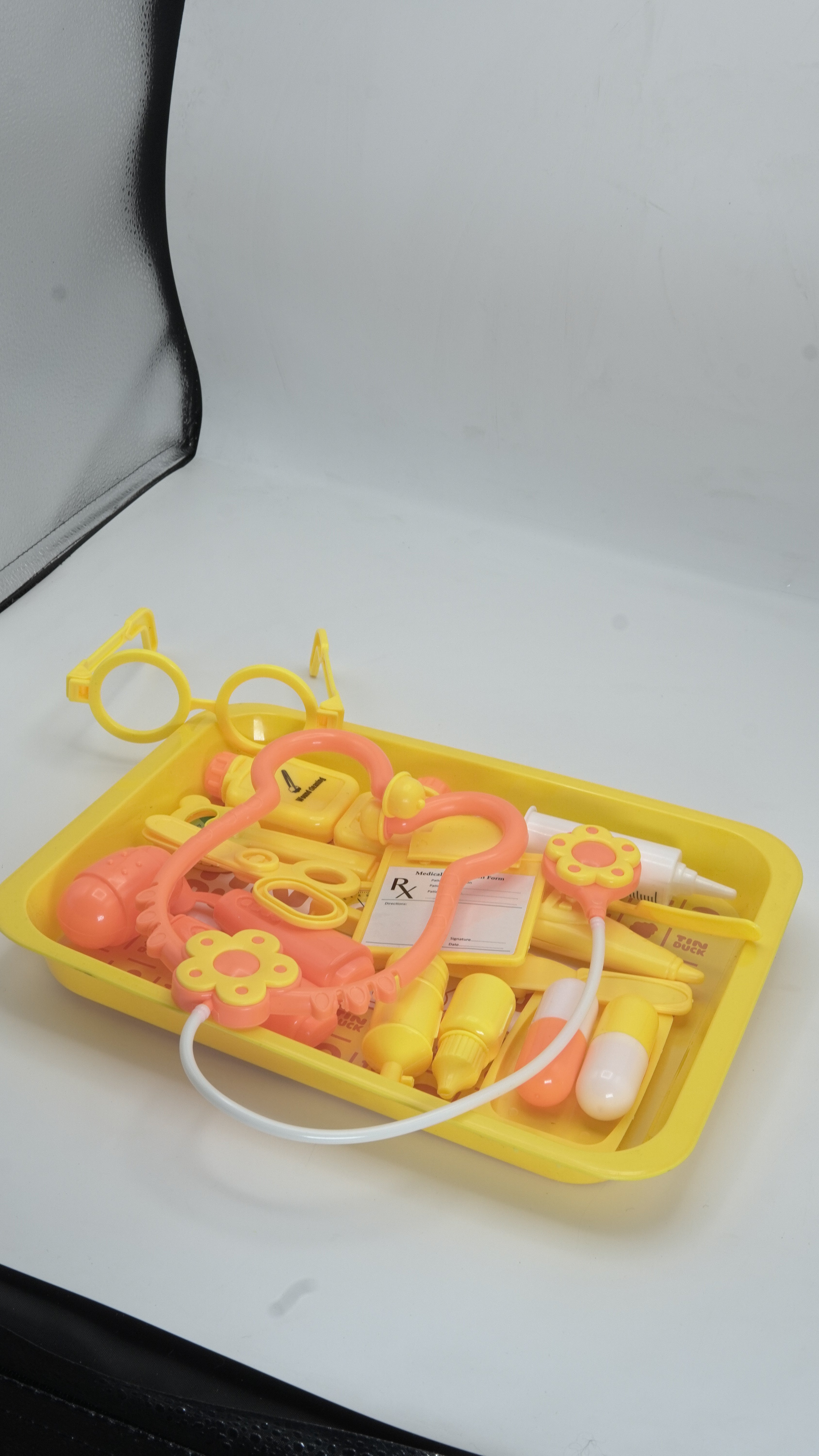 Kids' Pretend Play Doctor Set: Educational Medical Kit with Tray