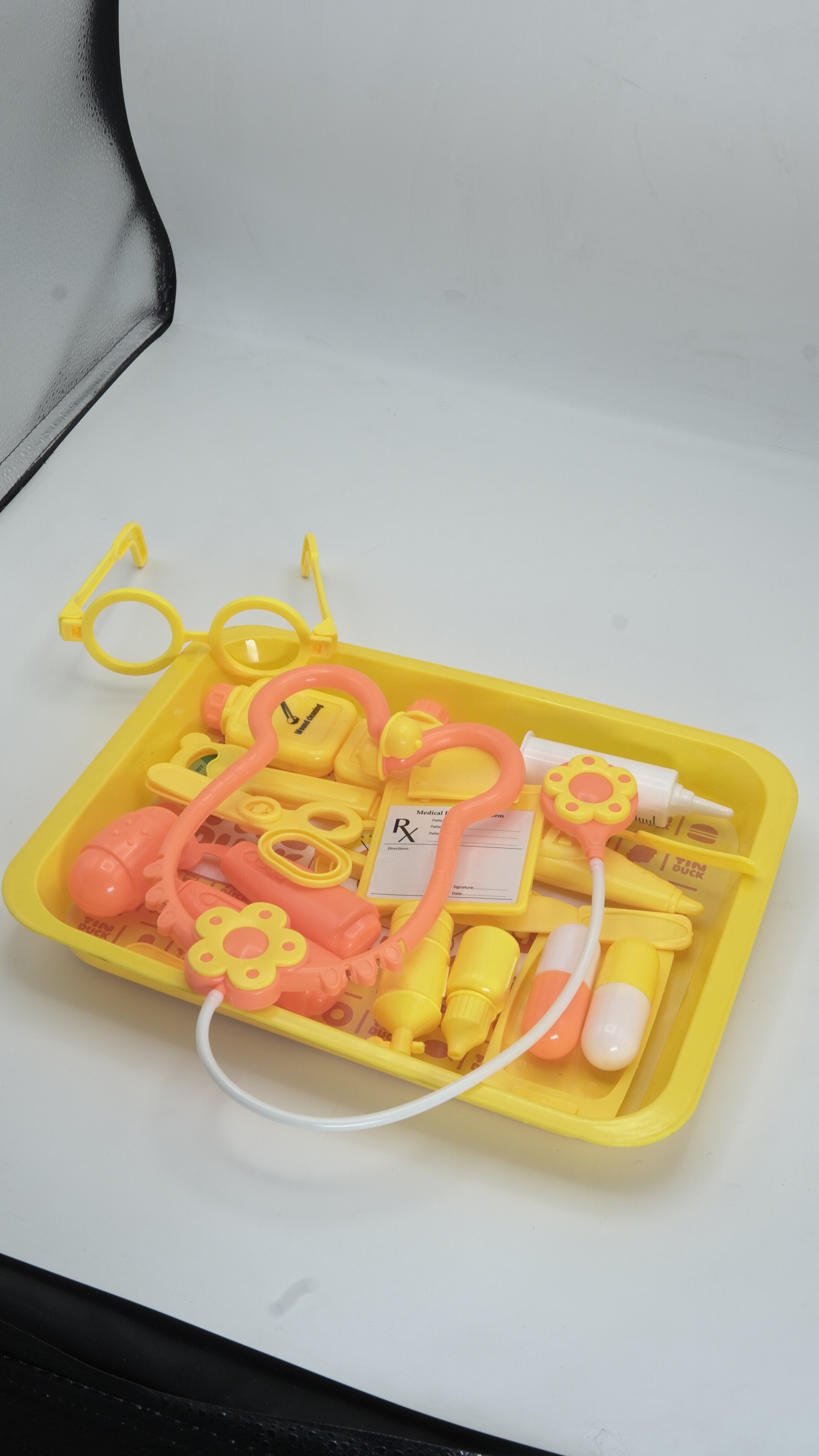 Kids' Pretend Play Doctor Set: Educational Medical Kit with Tray