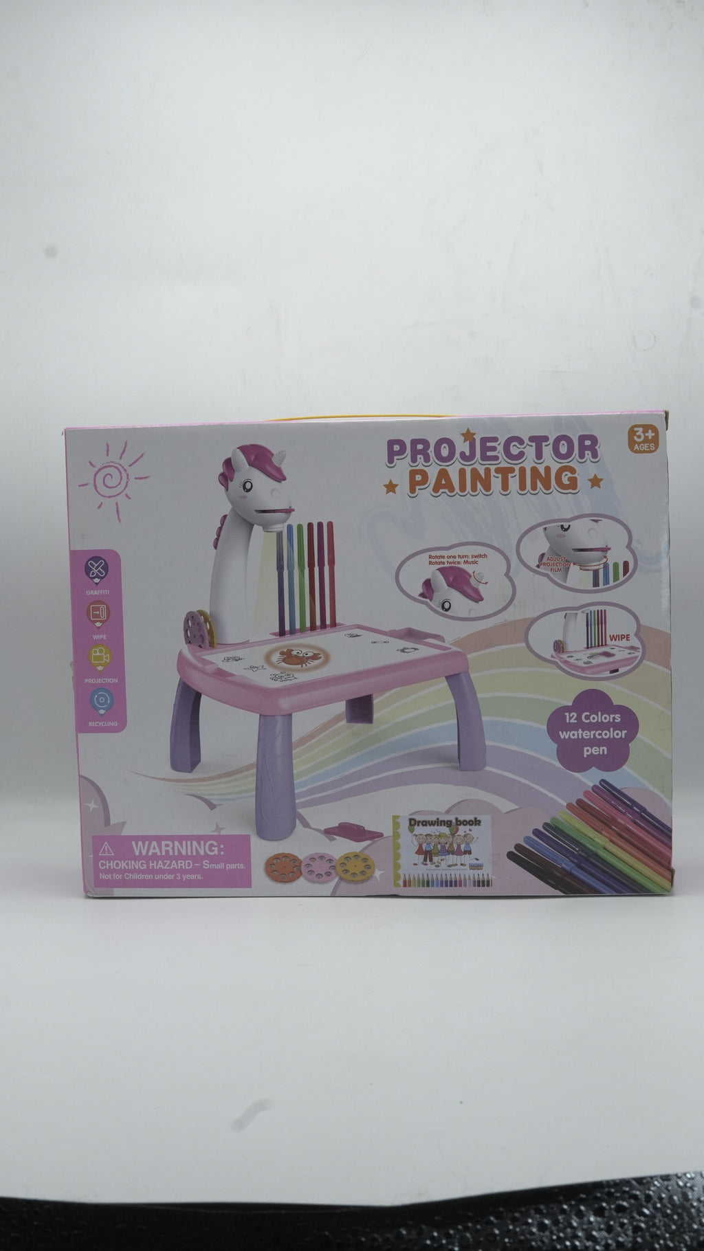 Kids' Interactive LED Projector Drawing & Painting Table