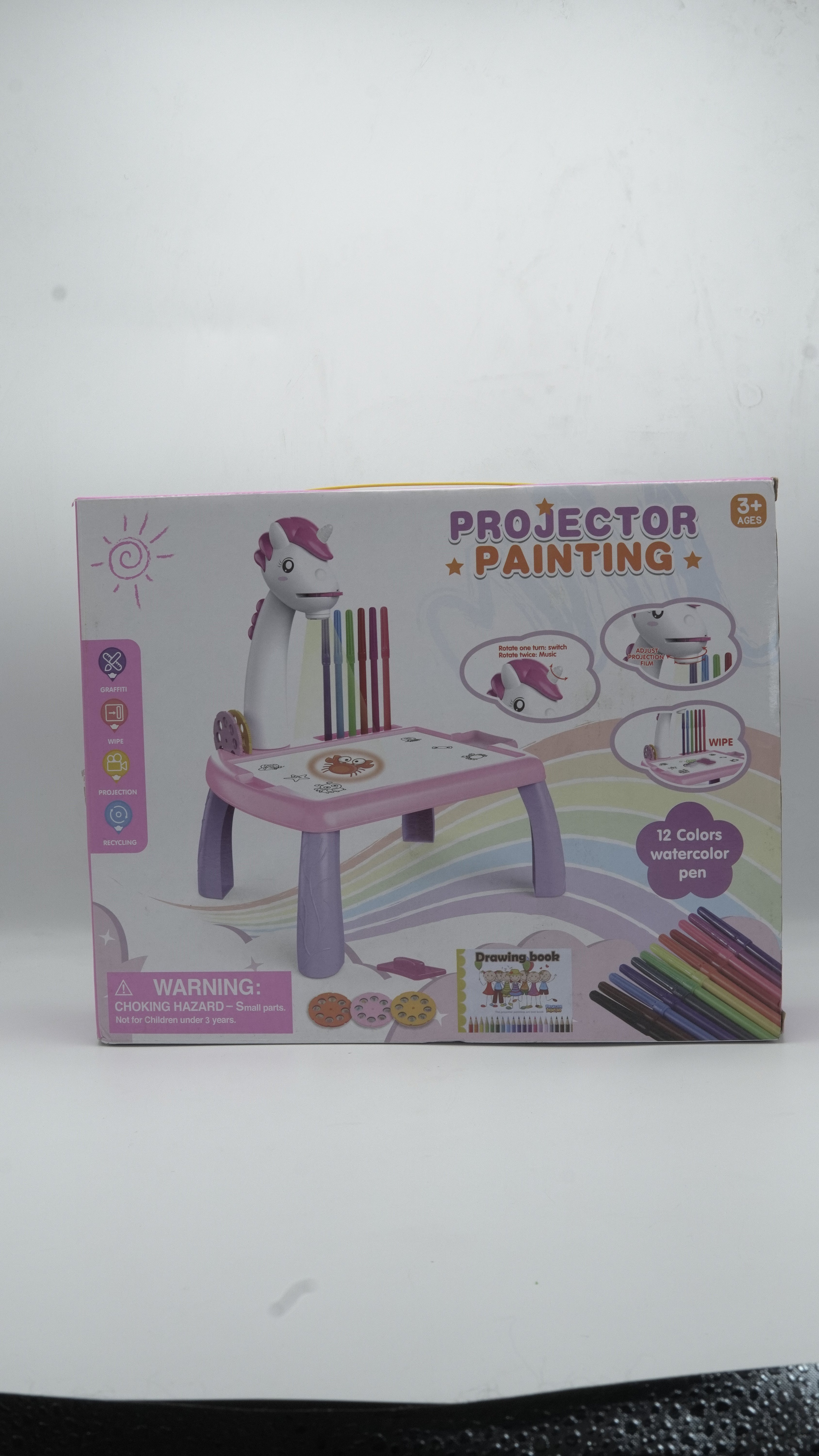 Kids' Interactive LED Projector Drawing & Painting Table