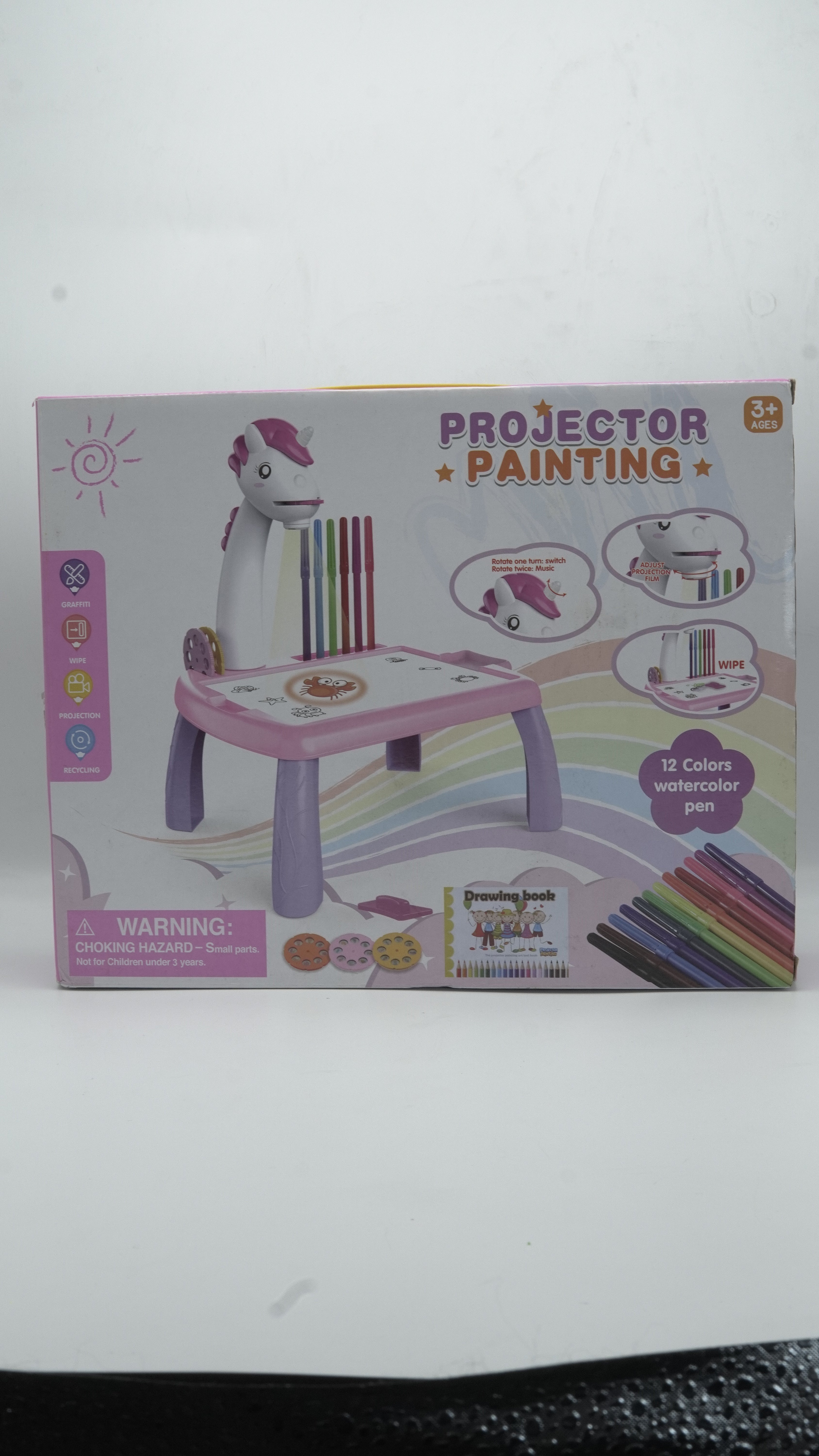 Kids' Interactive LED Projector Drawing & Painting Table