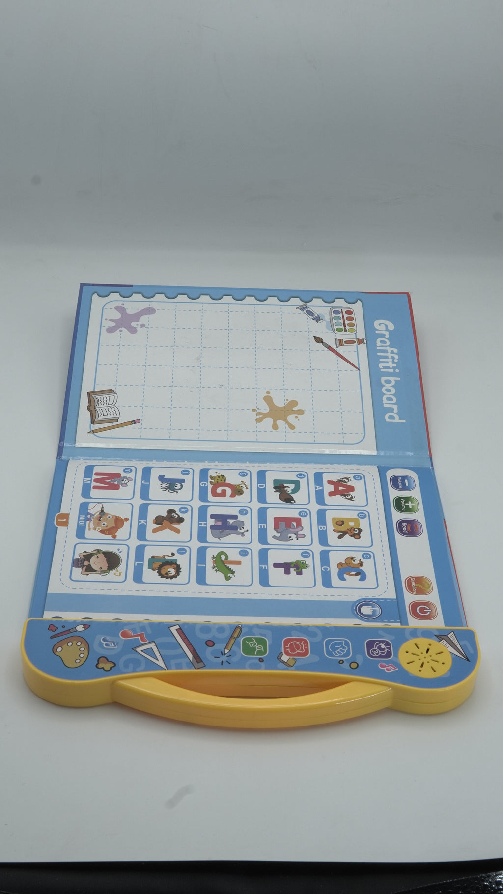 2-in-1 Kids' Interactive Learning Pad with Erasable Graffiti Board