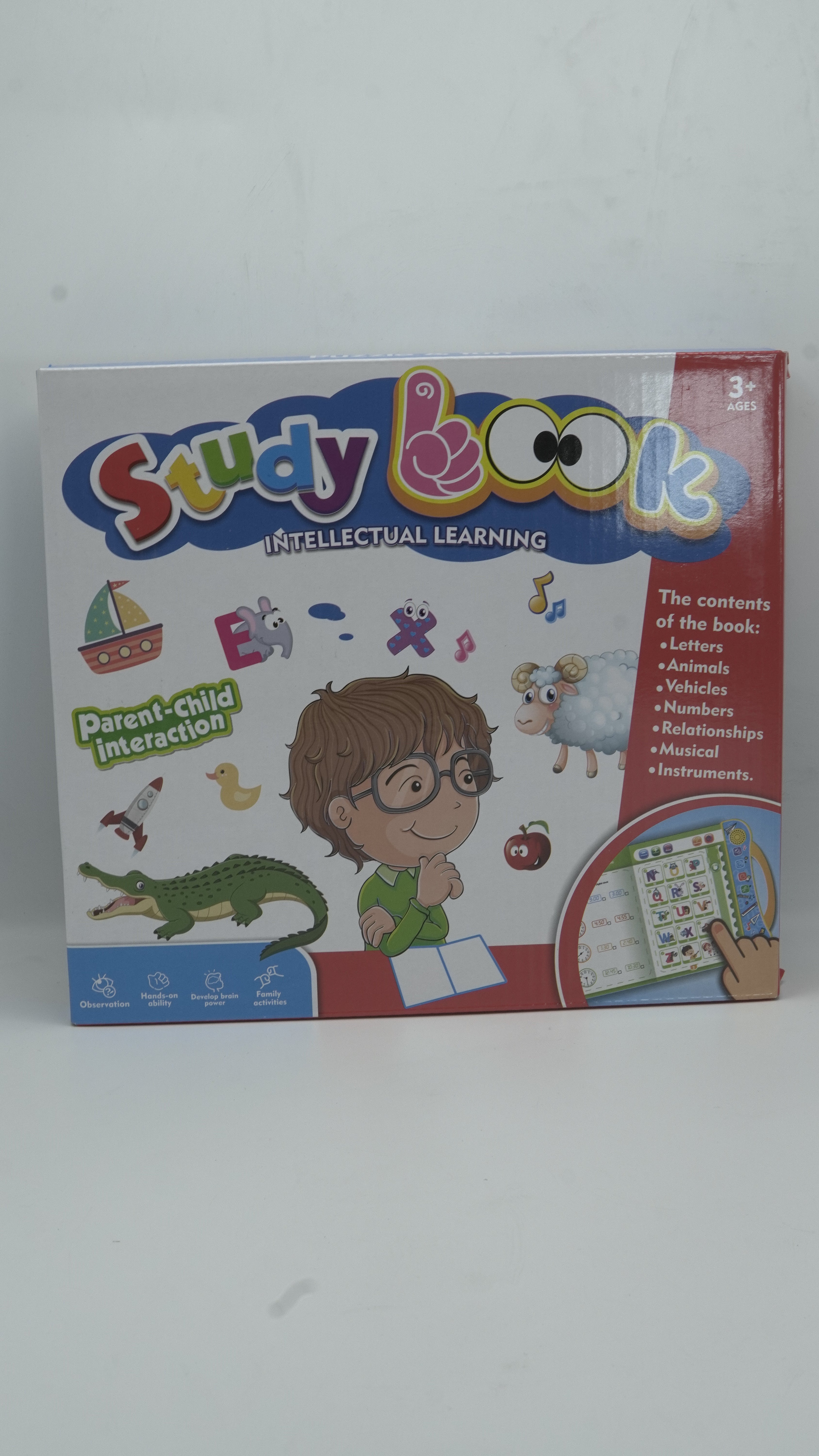 Interactive "Study Book" Intellectual Learning E-Book for Kids