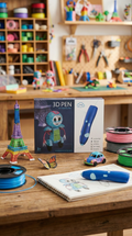 Rechargeable Low-Heat 3D Drawing Pen for Kids (Ages 3+)