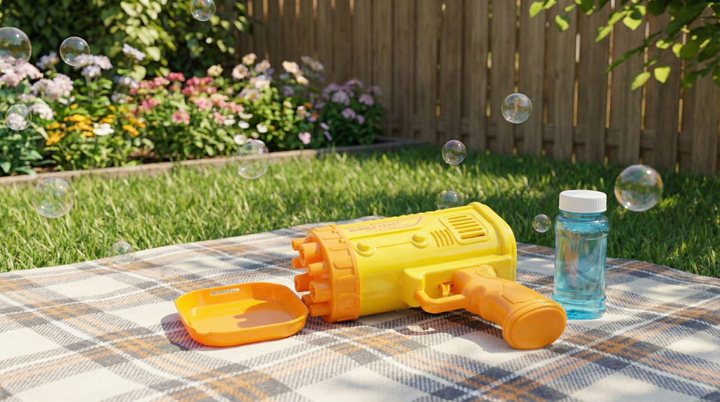 "Bubble Feast" Automatic 32/36-Hole Bazooka Bubble Gun
