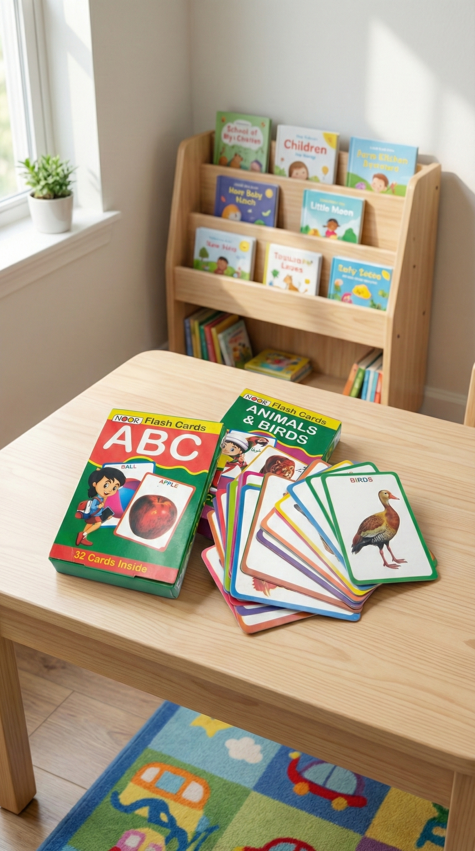 "Noor" Flash Cards Ultimate Learning Bundle: ABC, 123, & Animals/Birds