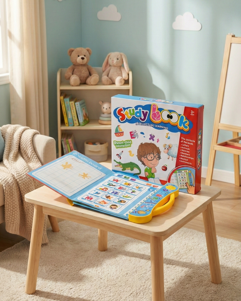 Interactive "Study Book" Intellectual Learning E-Book for Kids