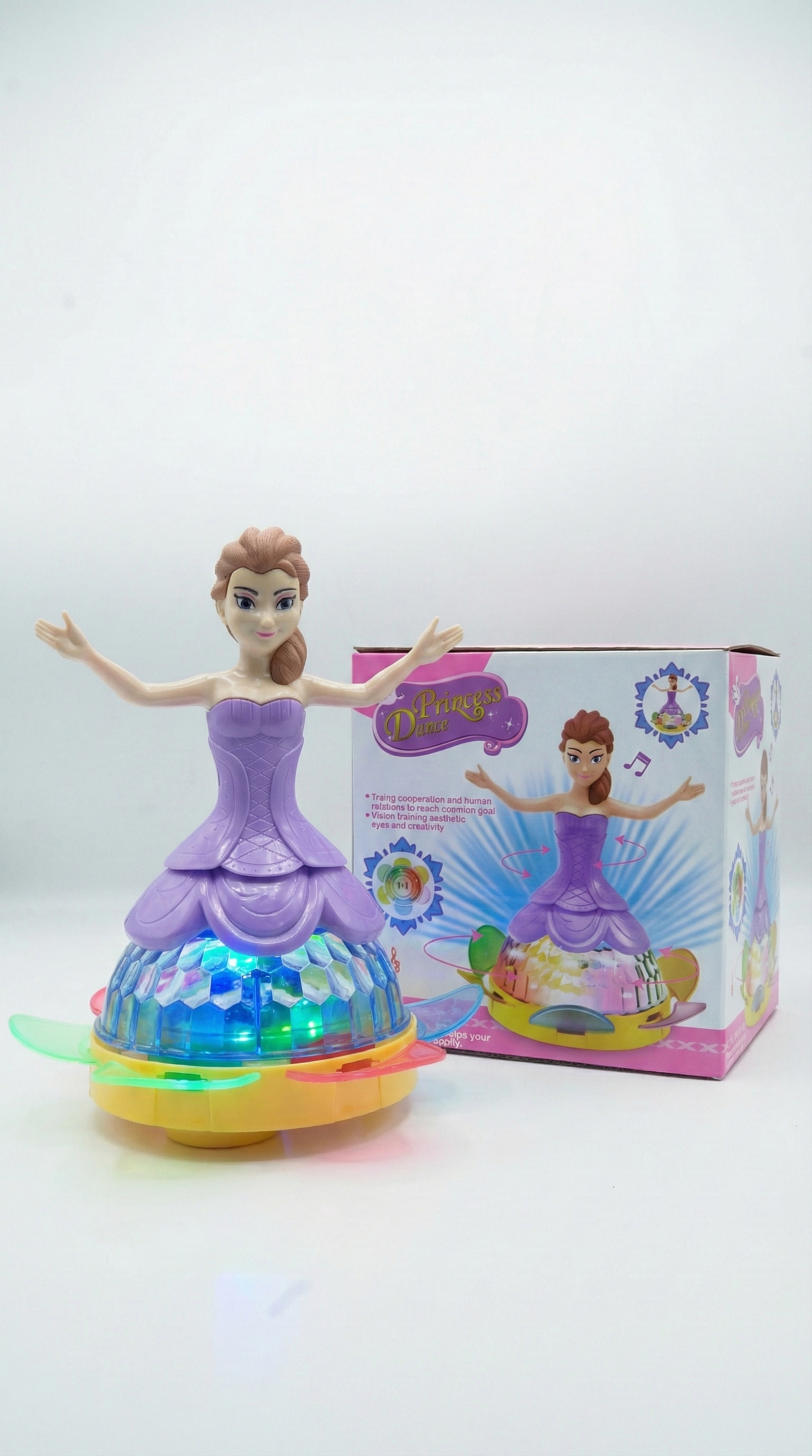 Musical Dancing Princess Angel Doll with 3D LED Lights & Flapping Wings