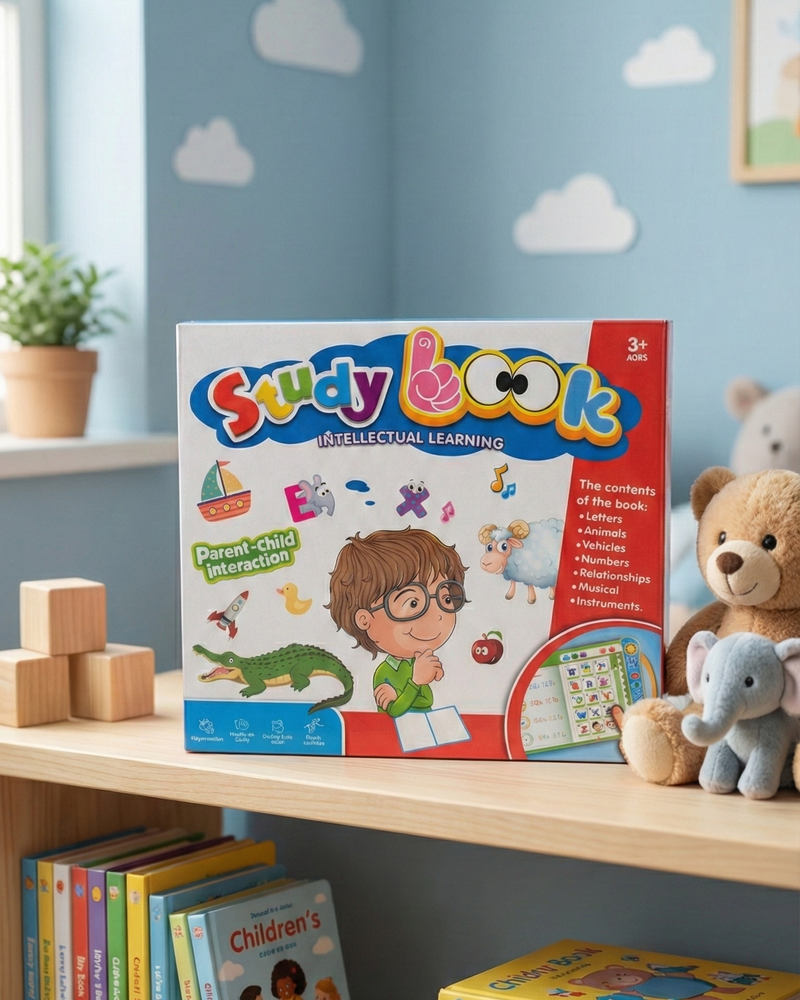 Intelligence Book | Interactive - Musical English Educational Phonetic Learning for 3 + Year Kids