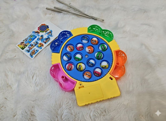 Classic Musical Rotating Magnetic Fishing Game for Kids